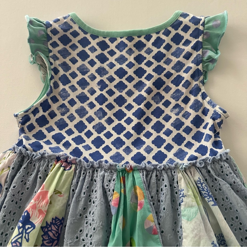 Matilda Jane Girls 6 Adventure Begins Seahorse Cutie Dress Spring Summer - Picture 6 of 12